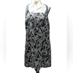 Diesel racerback geometric print mini dress size L